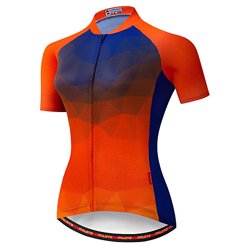 

21Grams Women's Short Sleeve Cycling Jersey Spandex Red Bike Top Mountain Bike MTB Road Bike Cycling Breathable Quick Dry Sports Clothing Apparel / Stretchy / Athleisure