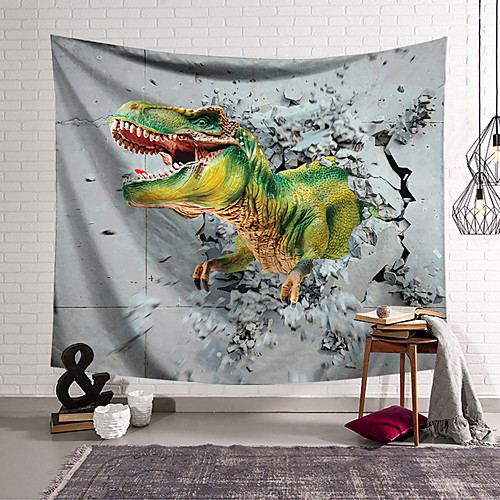 

Wall Tapestry Art Decor Blanket Curtain Hanging Home Bedroom Living Room Decoration Polyester Dinosaur