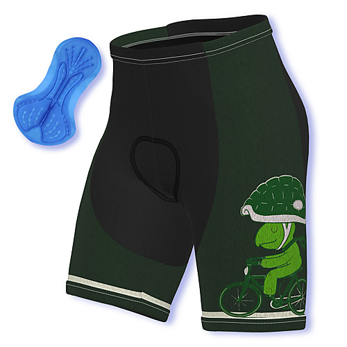 

21Grams Men's Cycling Shorts Spandex Bike Padded Shorts / Chamois Breathable Quick Dry Sports Dark Green Mountain Bike MTB Road Bike Cycling Clothing Apparel Bike Wear / Athleisure