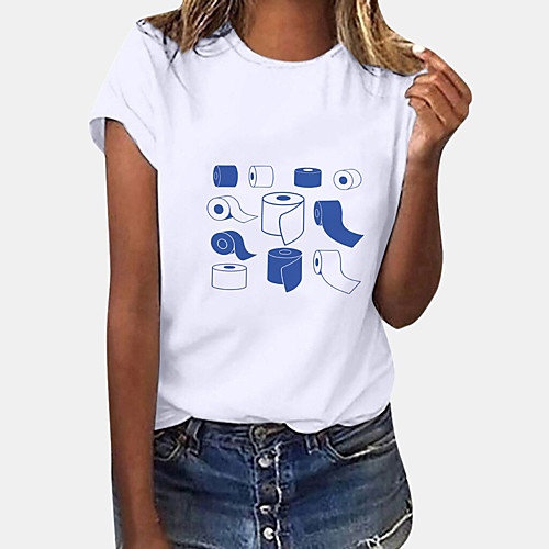 

Women's Tee / T-shirt Pure Color Crew Neck Sport Athleisure T Shirt Top Short Sleeves Breathable Soft Comfortable Everyday Use Street Casual Daily Outdoor