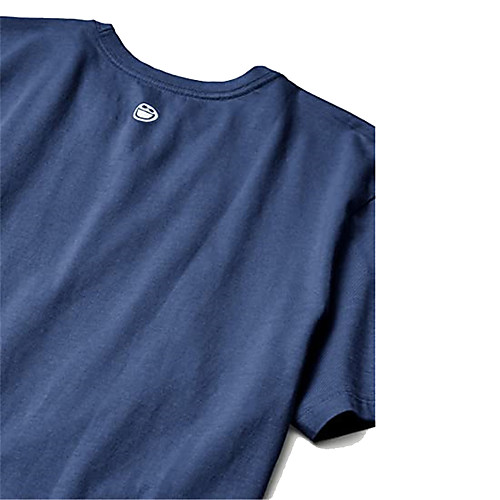 

Men's Tees T shirt Hot Stamping Graphic Prints Shoe Print Short Sleeve Casual Tops 100% Cotton Basic Designer Big and Tall Navy Blue