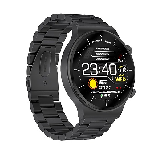 

C12 Men's Smartwatch Bluetooth Heart Rate Monitor Blood Pressure Measurement Calories Burned Health Care Anti-lost Stopwatch Pedometer Call Reminder Activity Tracker Sleep Tracker