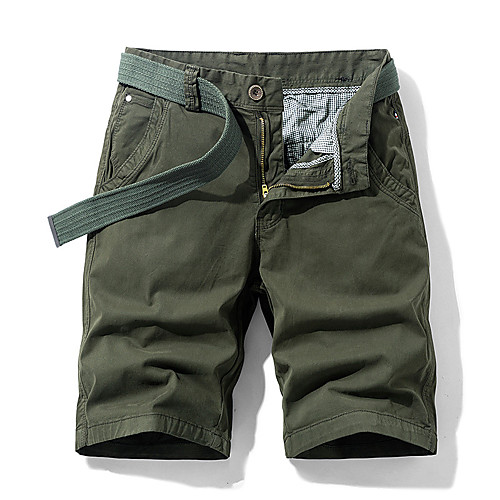 

Men's Hiking Shorts Hiking Cargo Shorts Solid Color Outdoor 10 Breathable Comfort Soft Wear Resistance Cotton Shorts Black Blue Khaki Green Hunting Fishing Climbing 28 29 30 36 38