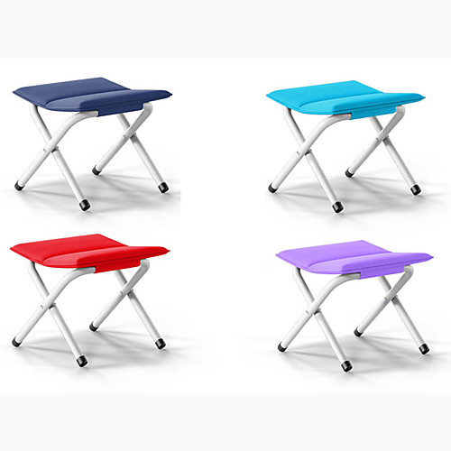 

Fishing Chairs Camping Stool Waterproof Portable Breathable Foldable Nylon Spandex Fabric Alloy for 1 person Camping Traveling Mountaineering Outdoor Winter Spring Violet Red Green Dark Navy