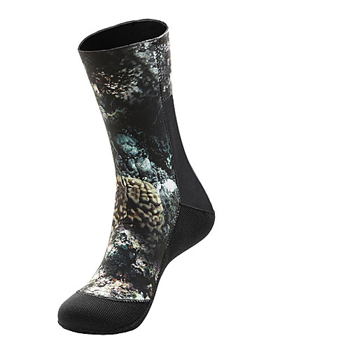 

DIVESTAR Women's Men's Water Socks Aqua Socks 5mm Neoprene Waterproof Diving Surfing Snorkeling Water Sports - for Adults'
