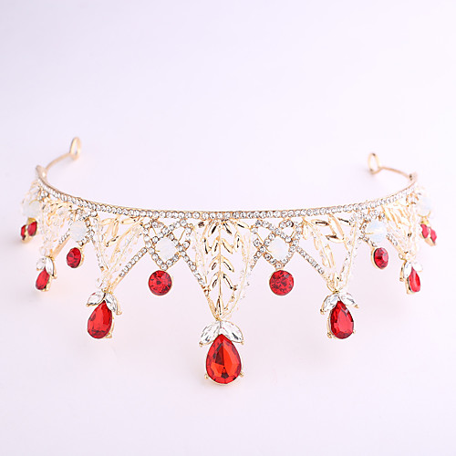 

Wedding Princess Alloy Tiaras with Metal 1 Piece Wedding / Birthday Headpiece