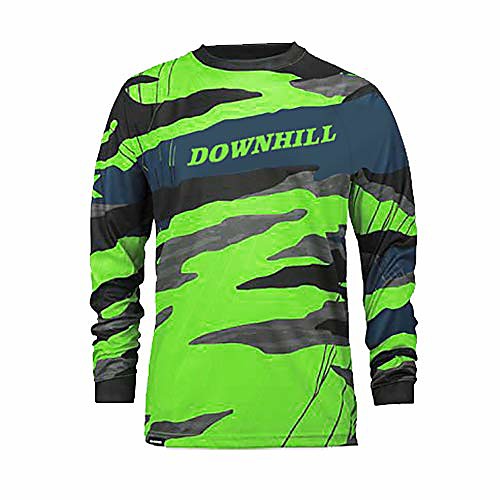 

outdoors mens cool breathable cycling jersey motocross top