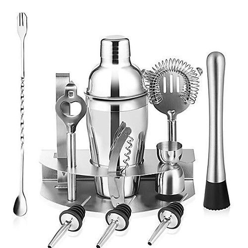 

Stainless Steel Cocktail Shaker Mixer Wine Martini Boston Shaker Sets for Bartender Drink Party Bar Tools 550ML