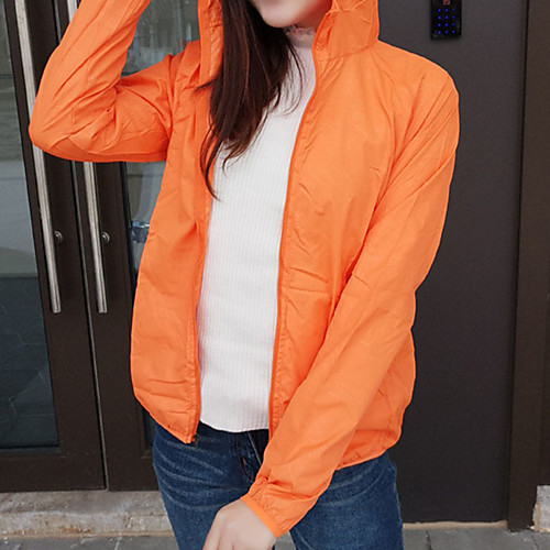 

Women's Solid Colored Streetwear Spring & Summer Jacket Regular Sports Long Sleeve Polyster Coat Tops White