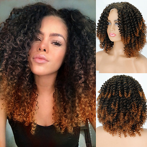 

Synthetic Wig Curly Side Part Wig Short A1 A2 A3 A4 Synthetic Hair Women's Cosplay Party Fashion Black Brown