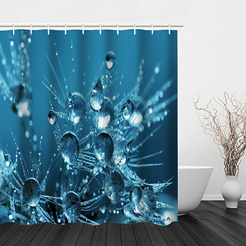 

Bathroom Shower Curtains & Hooks Casual Polyester Waterproof