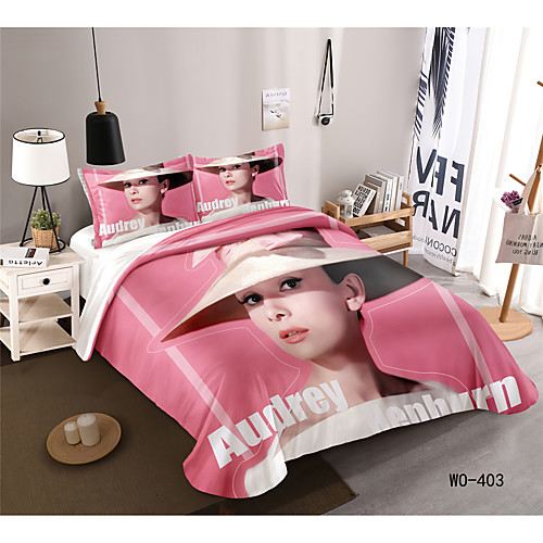 

3-Piece Duvet Cover Set Hotel Bedding Sets Comforter Cover with Soft Lightweight Microfiber, Include 1 Duvet Cover, 2 Pillowcases for Double/Queen/King