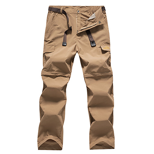 

Men's Hiking Pants Trousers Softshell Pants Solid Color Outdoor Breathable Comfort Quick Dry Ventilation Softshell Pants / Trousers Bottoms Black Army Green Khaki Fishing Climbing Camping / Hiking
