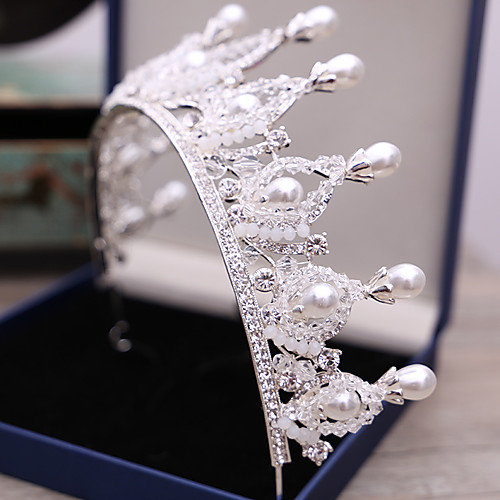 

Wedding Alloy Tiaras with Metal 1 Piece Wedding / Party / Evening Headpiece