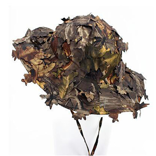 

3d leafy camouflage ghillie cap hunting fishing hats army war games camo sunshade baseball hat men women