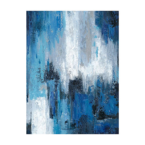 

Oil Painting Hand Painted Vertical Abstract Modern Rolled Canvas (No Frame)