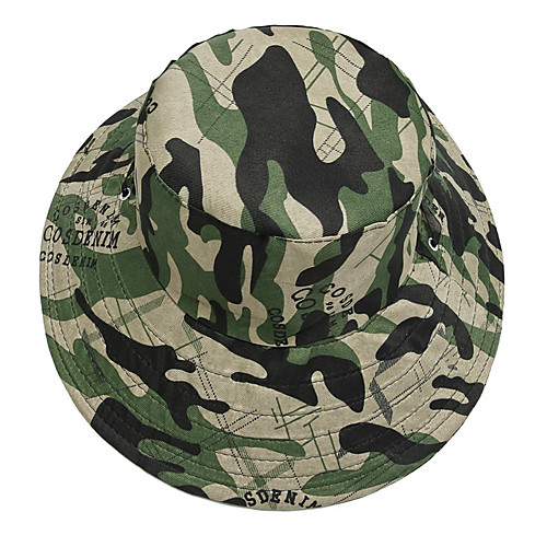 

Men's Sun Hat Fishing Hat Hiking Hat Outdoor UV Sun Protection Windproof UPF50 Quick Dry Spring Summer Hunting Ski / Snowboard Fishing Camouflage Color Army Green Camouflage / Breathable