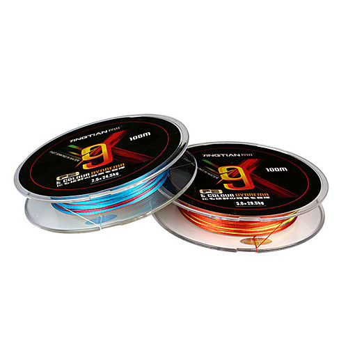 

PE Braided Line / Dyneema / Superline 9 Strands Fishing Line 100M / 110 Yards PE 120LB 100LB 90LB