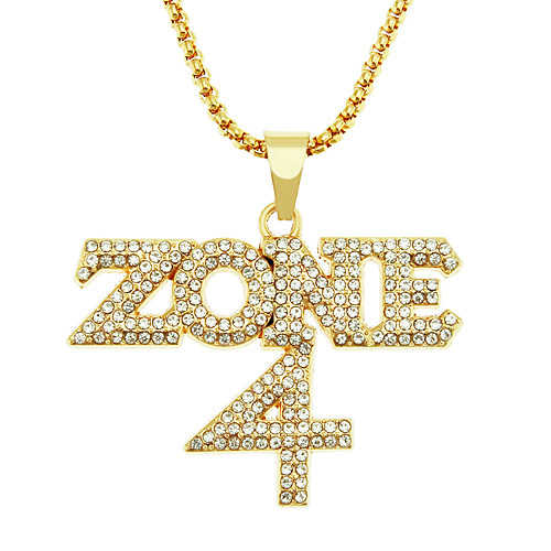 

Men's Long Necklace Trendy Alloy Gold 75 cm Necklace Jewelry For Festival