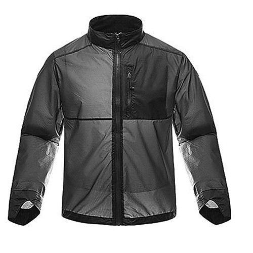 

Men's Hunting Jacket Outdoor Breathable Ventilation Fast Dry Ultraviolet Resistant Spring Summer Solid Colored Camo Cotton Polyester Black Camouflage Blue