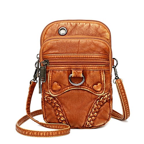 

Women's Bags Mobile Phone Bag Messenger Bag Daily 2021 MessengerBag White Black Yellow