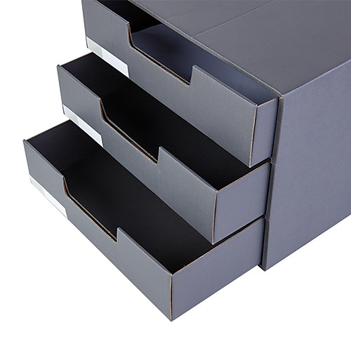 

Deli 8830 File Cabinet Business Office Diy Folding Easy Kraft Paper Thickened Stable File Cabinet Wholesale