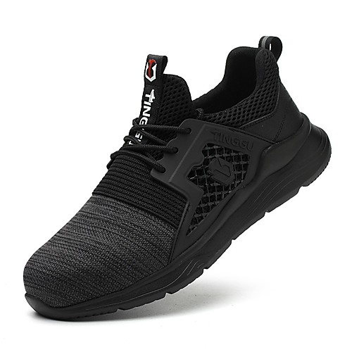 

Men's Sneakers Sporty Daily Running Shoes Walking Shoes Tissage Volant Breathable Wear Proof Black Grey Light Brown Spring Summer