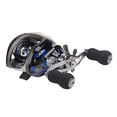 

Fishing Reel Baitcasting Reel 6.3:1 Gear Ratio 13 Ball Bearings Easy Install for Sea Fishing / Fly Fishing / Freshwater Fishing