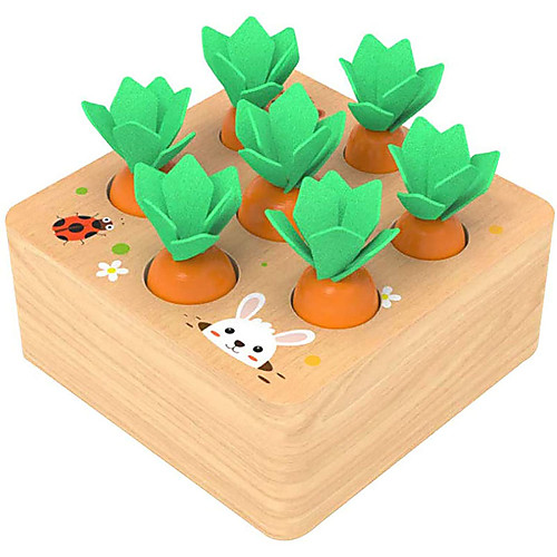 

8 pcs Board Game Educational Toy Wooden Creative Flower family game Parent-Child Interaction Family Interaction Kids Preschool Boys and Girls Toys Gifts