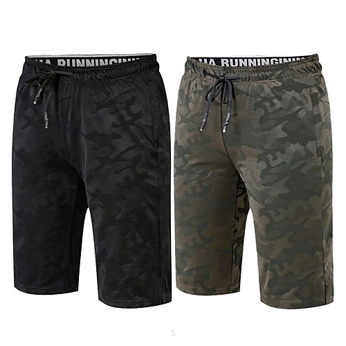 

Men's Hiking Shorts Hiking Cargo Shorts Waterproof Quick Dry Ventilation Breathability Summer Camo / Camouflage for Black Army Green Grey M L XL XXL