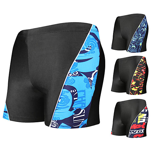 

Men's Swim Shorts Breathable Quick Dry Ultra Light (UL) Elastane Terylene Swimwear Beach Wear Board Shorts Painting Swimming Surfing Water Sports