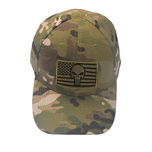 

Men's Cap Fishing Hat Hunting Hat Portable Ultraviolet Resistant Breathability Comfortable Solid Color Spring & Fall Terylene Hunting Fishing Camping / Hiking / Caving Everyday Use Black Camouflage