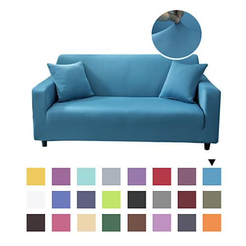 

Sofa Cover Solid Colored / Classic / Contemporary Yarn Dyed Polyester Slipcovers