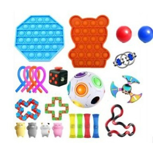

Squishy Toy Sensory Fidget Toy Stress Reliever 23 pcs Mini Creative Stress and Anxiety Relief Decompression Toys Slow Rising For Kid's Adults' Men and Women Boys and Girls Gift
