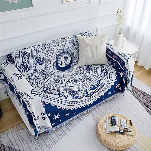 

Sofa Cover Geometric Printed Cotton Slipcovers
