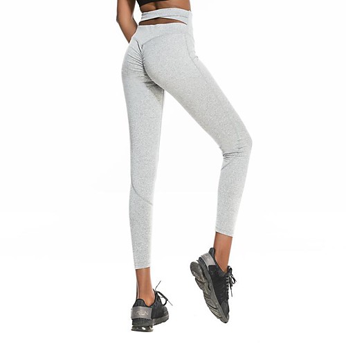 

Activewear Pants Solid Women's Training Running Natural Polyester