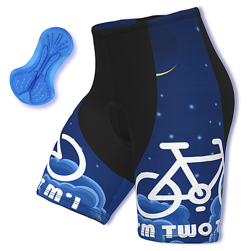 

21Grams Men's Cycling Shorts Spandex Bike Padded Shorts / Chamois Breathable Quick Dry Sports Blue Mountain Bike MTB Road Bike Cycling Clothing Apparel Bike Wear / Athleisure