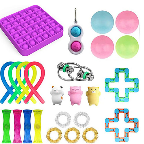 

Squishy Toy Squeeze Toy / Sensory Toy Jumbo Squishies Sensory Fidget Toy Stress Reliever 25 pcs Mini Creative Cat Claw Bean Transformable Cute Stress and Anxiety Relief Fun Decompression Toys Slow