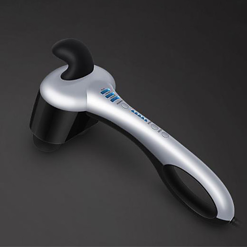 

Handheld Neck Back Massager Dolphin Shape Deep Tissue Percussion Massage for Shoulder, Leg, Foot, Muscles, Electric Double Head Full Body Massagers