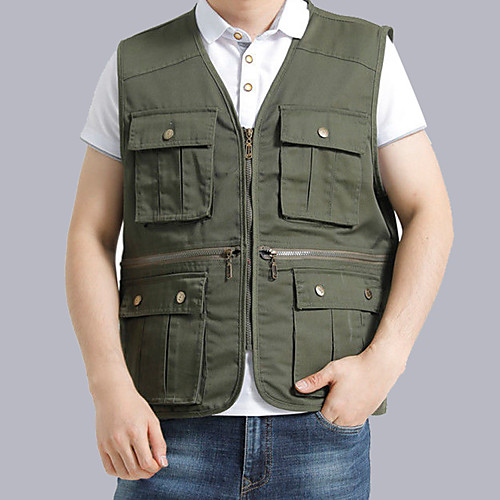 

e-scenery fashion leopard vest coats women hooded sleeveless pockets warm plush tops brown