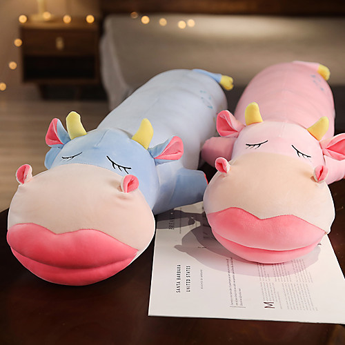 

Plush Toy Sleeping Pillow Stuffed Animal Plush Toy Bull Cow Pillow Animals Gift Cute Soft Plush Imaginative Play, Stocking, Great Birthday Gifts Party Favor Supplies Boys and Girls Kid's Adults'
