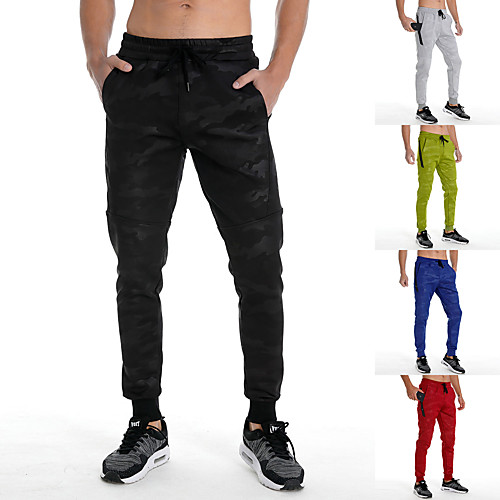 

Men's Joggers Jogger Pants Athletic Bottoms Side Pockets Drawstring Spandex Winter Fitness Gym Workout Running Training Exercise Breathable Quick Dry Moisture Wicking Normal Sport Black Red Blue Grey