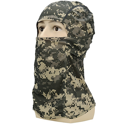 

Men's Cycling Face Mask Cover Balaclava Cap Hunting Hat Outdoor UV Sun Protection Windproof Quick Dry Breathable Hunting Ski / Snowboard Fishing Camouflage Color Black Yellow
