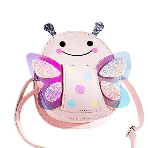 

Boys' Girls' Bags PU Leather Messenger Bag Zipper Solid Color Daily Outdoor Backpack 2021 Blue Purple Red Yellow