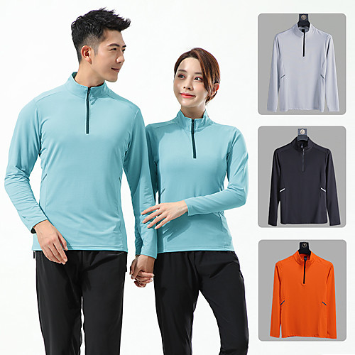 

Women's T shirt Hiking Tee shirt Long Sleeve Tee Tshirt Sweatshirt Top Outdoor Lightweight Breathable Quick Dry Sweat wicking Autumn / Fall Winter P67-1 P67-2 P67-3 Hunting Fishing Climbing / Men's