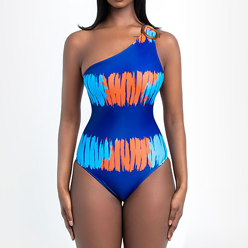 

Women's One Piece Swimsuit Swimwear Bodysuit Breathable Quick Dry Sleeveless Swimming Surfing Water Sports Summer