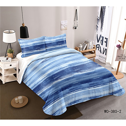 

3-Piece Duvet Cover Set Hotel Bedding Sets Comforter Cover with Soft Lightweight Microfiber, Include 1 Duvet Cover, 2 Pillowcases for Double/Queen/King