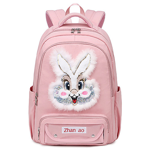 

Women's Men's Nylon School Bag Adjustable Large Capacity Pattern Solid Color Animal School Daily Black Blue Blushing Pink Army Green Dusty Rose