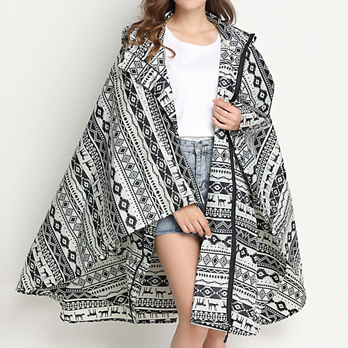 

Women's Men's Rain Poncho Waterproof Hiking Jacket Rain Jacket Outdoor Waterproof Lightweight Windproof Breathable Raincoat Poncho Top Fishing Climbing Beach Black Yellow Red / Quick Dry