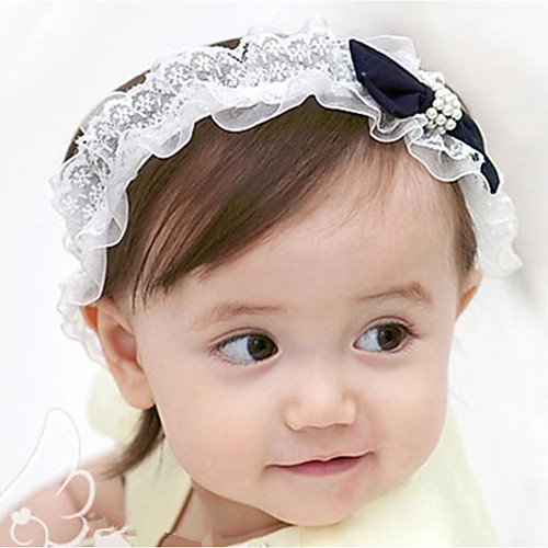 

Girls' For Birthday Party Festival Bowknot Fabric Blue 1pc